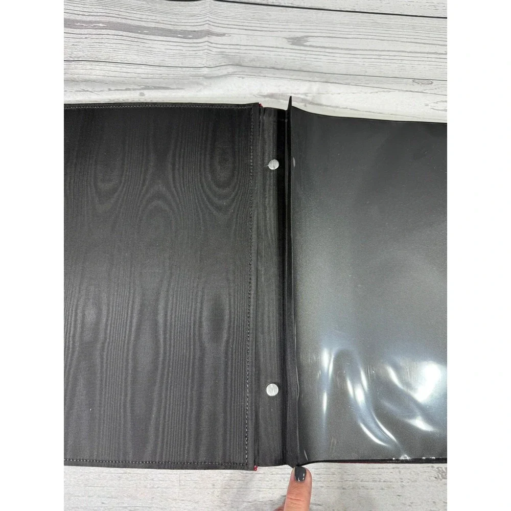 Raika Red Leather Handcrafted Portfolio Photo Album RM 105-F USA Made 12x12